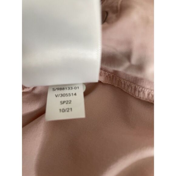 Athleta Size 18 Orchid Pink Vienna Cargo Pants Stright Leg Stretch Long Light - Picture 8 of 12